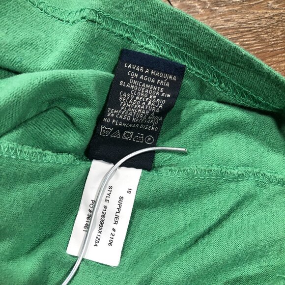 Polo Jeans Men XL Ralph Lauren 67th Surfing Contest Graphic T Shirt Green Cotton - Picture 5 of 5